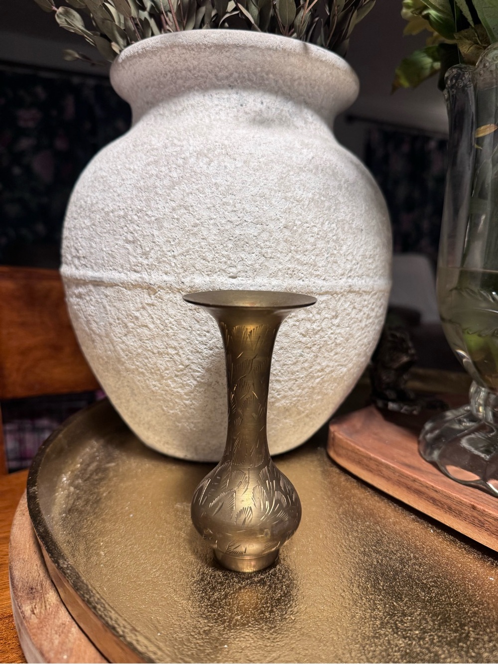 Brass Bud Vase - Gold Accent Home Decor